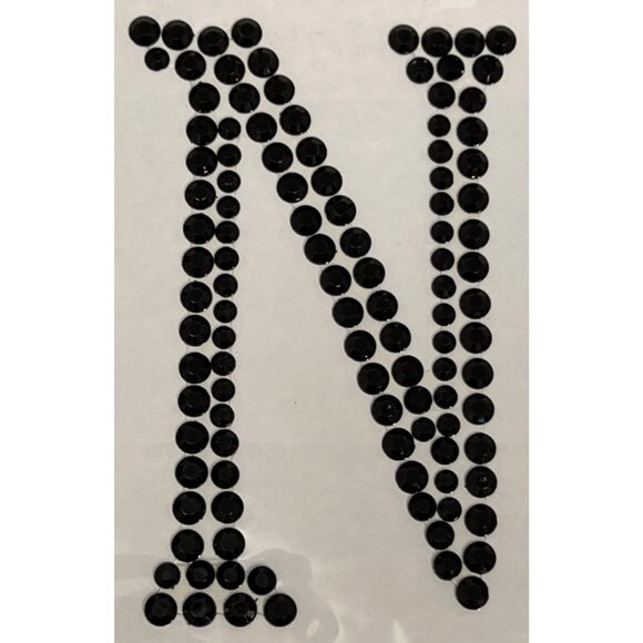 Recollections Halloween Bling Rhinestone Gem Embellishment Letter N 422452 35403 - Picture 1 of 4